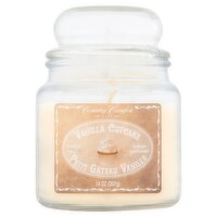 Country Comfort Collection Vanilla Cupcake Scented Candle, 14 oz, 14 Ounce