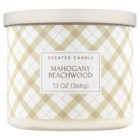 Star Candle Co Mahogany Beachwood Scented Candle, 13 oz