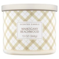 Star Candle Company Mahogany Beachwood Scented Candle, 13 oz