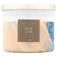 Sanctuary Blue Lava Scented Candle, 14 oz