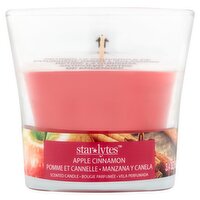 Starlytes Apple Cinnamon Scented Candle, 3.4 oz