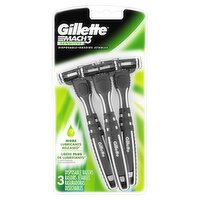 Gillette Mach3 Sensitive Disposable Razors, 3 count