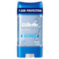 Gillette Clear Gel Antiperspirant and Deodorant for Men Cool Wave Scent 3.8 oz

