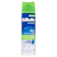 Gillette Series Sensitive Shave Gel, 7 oz