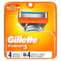 Gillette Fusion5 Cartridges, 4 count