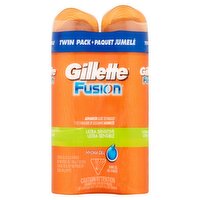 Gillette Fusion Ultra Sensitive Hydra Shave Gel Twin Pack, 7 oz, 2 count