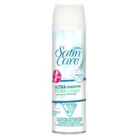 Gillette Satin Care Ultra Sensitive Irritation Defense Shave Gel, 7 oz