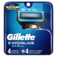 Gillette Proshield Chill Cartridges, 4 count