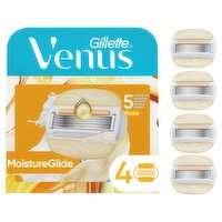 Gillette Venus Moistureglide Cartridges and Gel Bars, 4 count