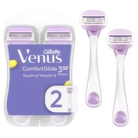 Gillette Venus ComfortGlide Touch of Vitamin E, Disposable Razor for Women, 3 Blades