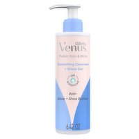 Venus Pubic Hair & Skin Smoothing Cleanser + Shave Gel, Bikini Zone Shave Gel, 190ml