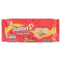 Saltin Traditional Crackers, 2 count, 7.05 oz