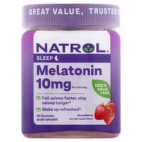 Natrol Strawberry Sleep Melatonin Dietary Supplement, 10mg, 90 count