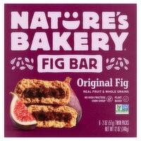 Nature's Bakery Original Fig Bar, 2 oz, 6 count