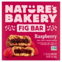 Nature's Bakery Raspberry Fig Bar, 2 oz, 6 count, 2 Ounce