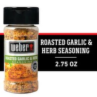 Weber Roasted Garlic & Herb Seasoning, 2.75 oz