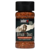 Weber Buffalo & Trace Smooth & Savory Blend Whiskey Flavored Seasoning, 3.5 oz