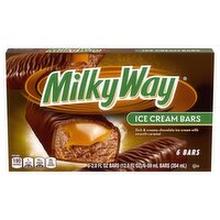 Milky Way Rich & Creamy Chocolate Ice Cream Bars with Smooth Caramel, 2.0 fl oz, 6 count, 12 Fluid ounce