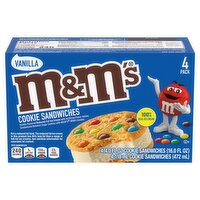 M&M's Vanilla Cookie Sandwiches, 4.0 fl oz, 4 count