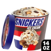 Snickers Vanilla Flavored Reduced Fat Ice Cream, 14 fl oz