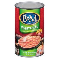 B&M Vegetarian Baked Beans with Molasses & Spices, 28 oz