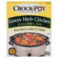 Crock Pot Savory Herb Chicken Seasoning Mix, 1.5 oz