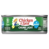 Chicken of the Sea Chunk Light Tuna in Water, 5 oz, 5 Ounce