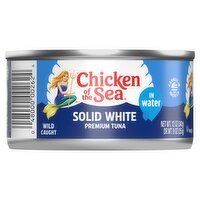 Chicken of the Sea Solid White Premium Tuna in Water, 12 oz, 12 Ounce