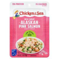 Chicken of the Sea Wild Caught Alaskan Pink Salmon in Spring Water Packet, Low Sodium, 2.5 oz, 2.5 Ounce