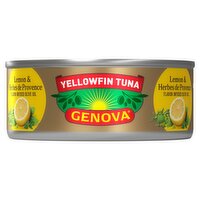 Genova Lemon & Herbes de Provence Flavor Infused Olive Oil Yellowfin Tuna, 5 oz