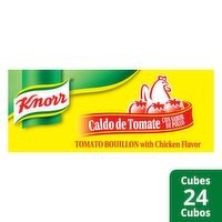 Knorr Tomato Bouillon Cubes with Chicken Flavor, 24 count, 9.3 oz