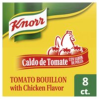 Knorr Tomato Bouillon with Chicken Flavor, 8 count 3.1 oz