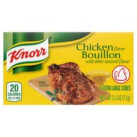 Knorr Chicken Flavor Bouillon, 6 count, 2.5 oz, 2.3 Ounce