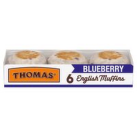 Thomas' Nooks & Crannies The Original Blueberry English Muffins, 6 count, 13 oz