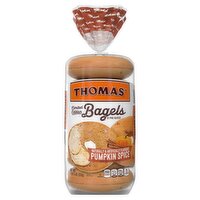 Thomas' Pumpkin Spice Bagels Limited Edition, 6 count, 1 lb 3 oz, 20 Ounce