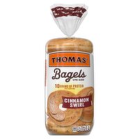 Thomas' Thomas' Cinnamon Swirl Bagels, 6 count, 1 lb 4 oz, 20 Ounce 