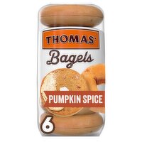 Thomas' Pumpkin Spice Pre-Sliced Bagels Limited Edition, 1 lb 2 oz