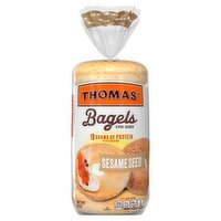 Thomas' Pre-Sliced Sesame Seed Bagels, 6 count, 18 oz