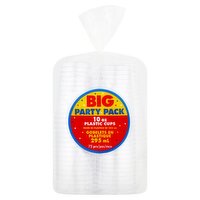 Amscan 10 oz Big Plastic Cups Party Pack, 72 count