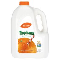 Tropicana Pure Premium 100% Orange Juice Original No Pulp 128 Fl Oz Jug, 128 Fluid ounce