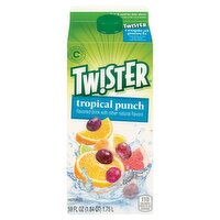 Tw!ster Tropical Punch Flavored Drink 59 Fluid Ounce Paper Carton