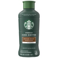 Starbucks Iced Coffee Premium Coffee Beverage Medium Roast Unsweetened 48 Fl Oz