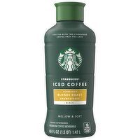 Starbucks Iced Coffee Premium Coffee Beverage Unsweetened Blonde Roast 48 Fl Oz