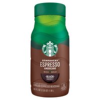 Starbucks Black Unsweet Expresso Americano Chilled Espresso Beverage, 40 fl oz, 40 Fluid ounce