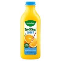 Tropicana Light Orange Juice, Some Pulp, 46 Fl Oz Bottle