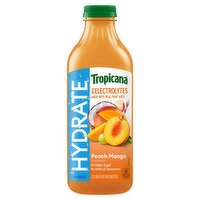 Tropicana Hydrate with Electrolytes Peach Mango Juice Drink, 46 fl oz