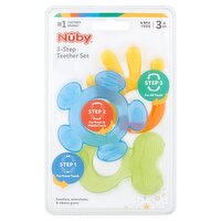 Nûby 3-Step Teether Set, 3m+