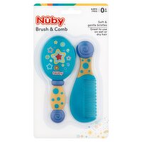 Nûby Grooming Comb & Brush, 0m+