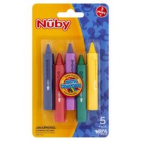 Nûby Bath Crayons, 3 years+, 5 count