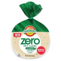 Guerrero Jalapeño Zero Net Carbs Tortillas, 14 count, 8.89 oz